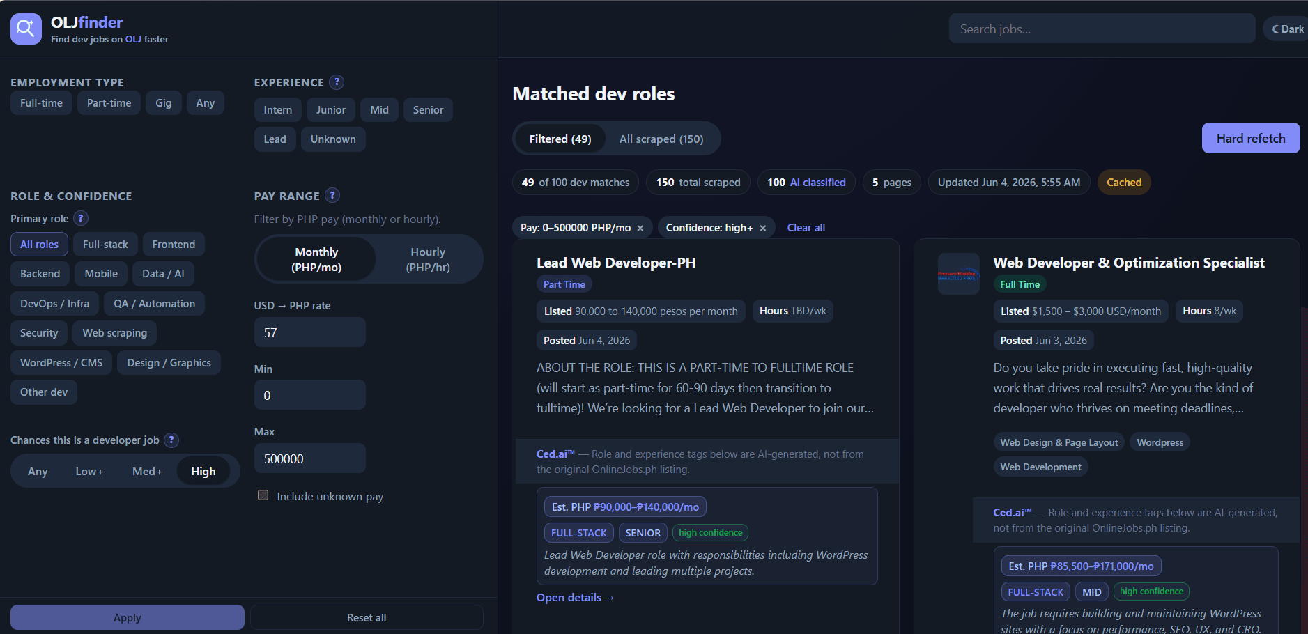 OLJfinder preview